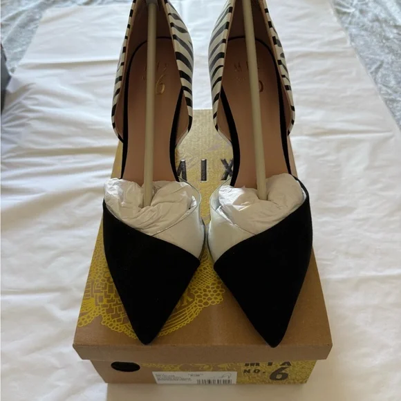 NIB Mix No. 6 Elegant Zebra Women's Heels sz 8.5 - Picture 6 of 10